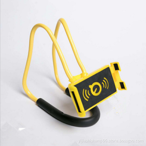 Yj FASHION 360 Degree Phone Neck Holder, Gooseneck Lazy Neck Phone Mount to Free Your Hands for iPhone Android Smartphone